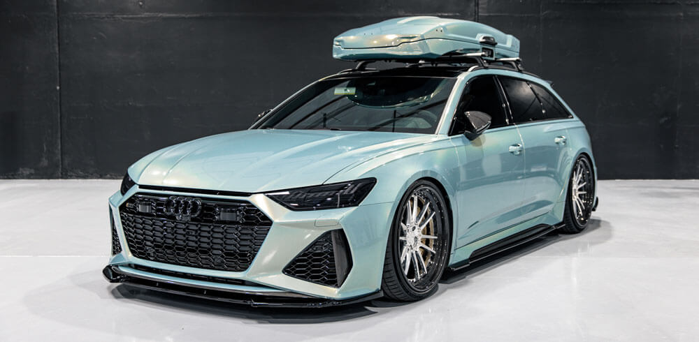 Audi RS6 Avant tiefergelegt mit Vektor Air